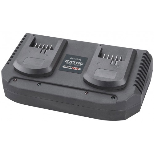 EXTOL PREMIUM nabíjačka SHARE20V, 2x3,5A 8891894